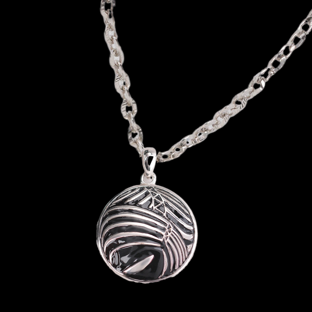 Leliel Sterling Silver Pendant Necklace