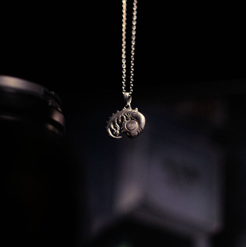 Embryonic Adam Sterling Silver Pendant Necklace