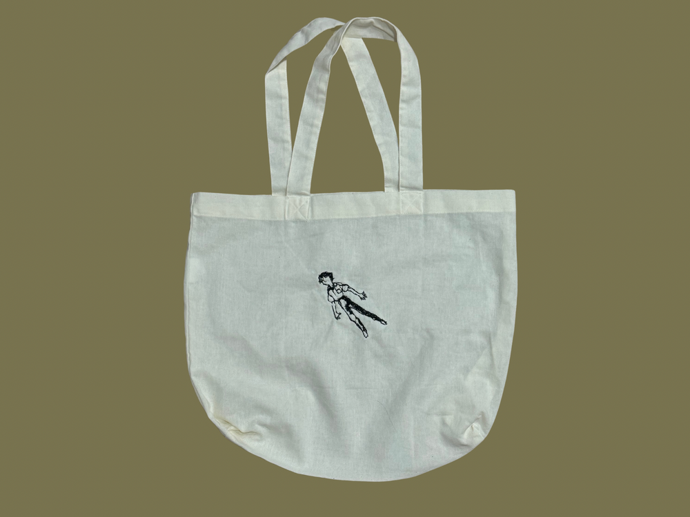 Embroidered Shinji Tote Bag