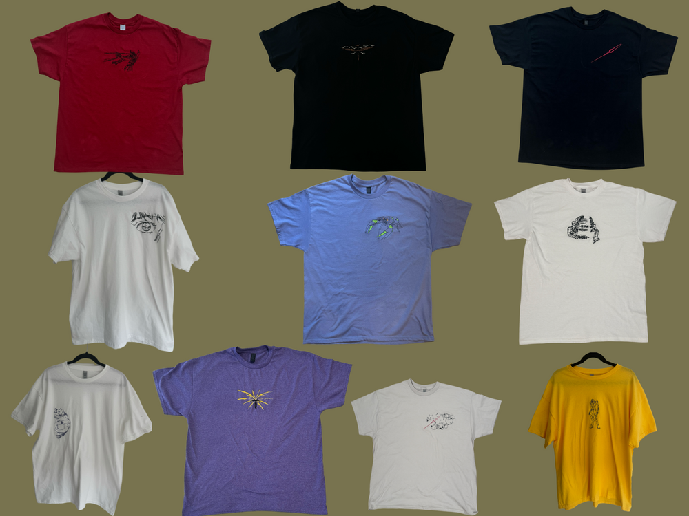Mystery Embroidered T Shirt